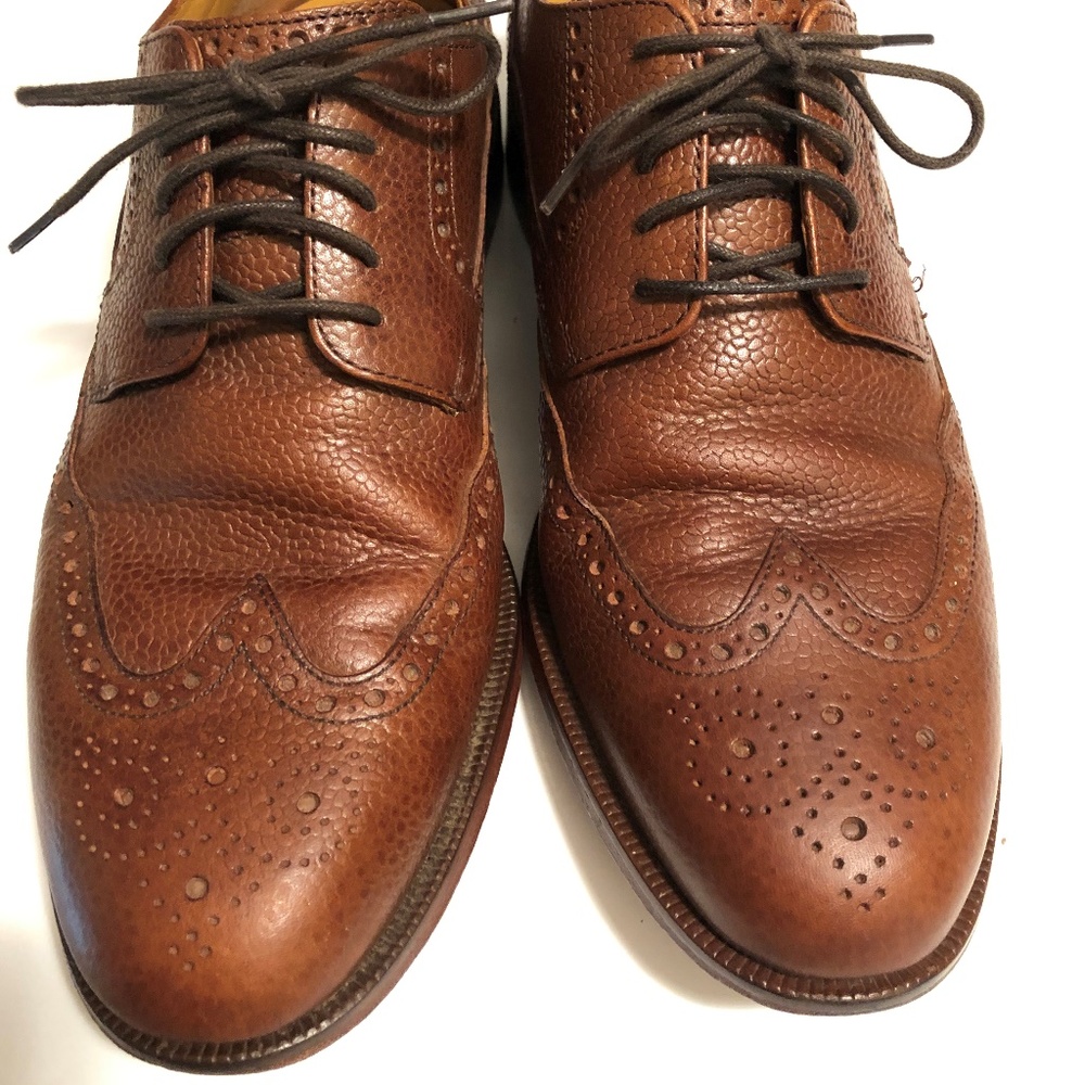 Cole Haan Tan Wingtip Shoes 9M